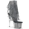 Pleaser ADORE-1017SRS Clear-Black Rhinestone Ankle Boot 2 Pleaser ADORE-1017SRS Clear-Black Rhinestone Ankle Boot