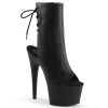 Pleaser ADORE-1018 Black Faux Leather Ankle Boot Coming Soon (Pre-Order)