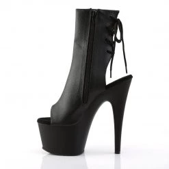 Pleaser ADORE-1018 Black Faux Leather Ankle Boot Coming Soon (Pre-Order)