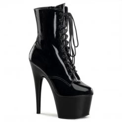 Pleaser New Arrivals ADORE-1020 Black Patent Ankle Boot