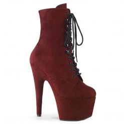 Pleaser Boots ADORE-1020FS Burgundy Faux Suede/Burgundy Faux Suede Ankle Boot 13 Pleaser Boots ADORE-1020FS Burgundy Faux Suede/Burgundy Faux Suede Ankle Boot