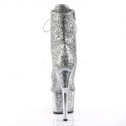 Pleaser ADORE-1020G Silver Glitter/Silver Glitter Ankle Boot 11 Pleaser ADORE-1020G Silver Glitter/Silver Glitter Ankle Boot