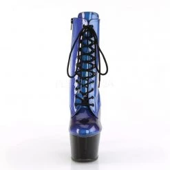Pleaser ADORE-1020SHG Blue-Purple/Black Ankle Boot