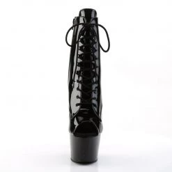 Pleaser Boots ADORE-1021 Black Patent Ankle Boot