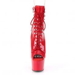 Pleaser ADORE-1021 Red Patent Ankle Boot Boots