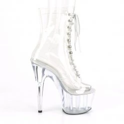 Pleaser ADORE-1021C Clear Ankle Boot Boots