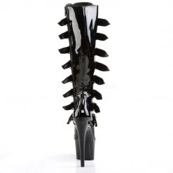 Pleaser ADORE-2043 Black Patent Knee Boot