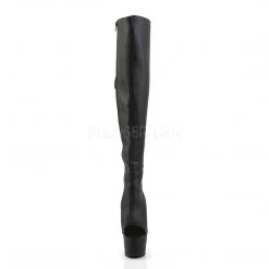Pleaser ADORE-3019 Black Faux Leather Thigh Boot New Arrivals