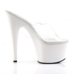 Pleaser ADORE-701 Clear/White Slide