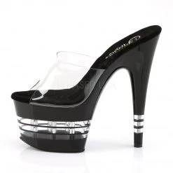 Pleaser ADORE-701LN Clear/Black Slide