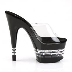 Pleaser ADORE-701LN Clear/Black Slide