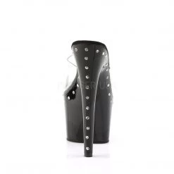 Pleaser Shoes ADORE-701LS Clear/Black Slide