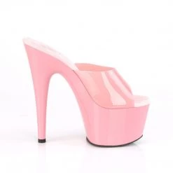 Pleaser Shoes ADORE-701N Baby Pink (Jelly-Like) TPU/Baby Pink Slide 12 Pleaser Shoes ADORE-701N Baby Pink (Jelly-Like) TPU/Baby Pink Slide