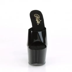 Pleaser ADORE-701N Black (Jelly-Like) TPU/Black Slide Shoes