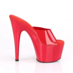 Pleaser Shoes ADORE-701N Red (Jelly-Like) TPU/Red Slide 12 Pleaser Shoes ADORE-701N Red (Jelly-Like) TPU/Red Slide
