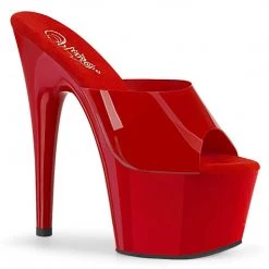 Pleaser Shoes ADORE-701N Red (Jelly-Like) TPU/Red Slide 13 Pleaser Shoes ADORE-701N Red (Jelly-Like) TPU/Red Slide
