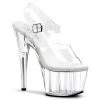 Pleaser New Arrivals ADORE-708 Clear Platform Sandal 2 Pleaser New Arrivals ADORE-708 Clear Platform Sandal