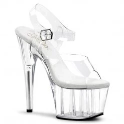 Pleaser New Arrivals ADORE-708 Clear Platform Sandal