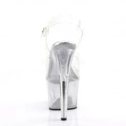 Pleaser ADORE-708MMG Clear Platform Sandal Shoes 11 Pleaser ADORE-708MMG Clear Platform Sandal Shoes
