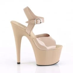 Pleaser ADORE-708N Cream (Jelly-Like) TPU/Cream Platform Sandal Coming Soon (Pre-Order)
