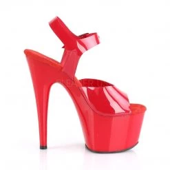 Pleaser ADORE-708N Red (Jelly-Like) TPU/Red Platform Sandal 12 Pleaser ADORE-708N Red (Jelly-Like) TPU/Red Platform Sandal
