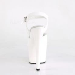 Pleaser ADORE-708N White (Jelly-Like) TPU/White Platform Sandal Shoes
