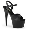 Pleaser New Arrivals ADORE-709 Black Faux Leather Platform Sandal