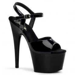Pleaser ADORE-709 Black Patent Platform Sandal New Arrivals