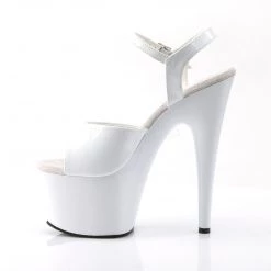 Pleaser ADORE-709 White Platform Sandal