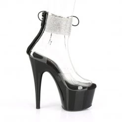 Pleaser ADORE-724RS Clear/ Black Platform Sandal New Arrivals