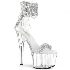 Pleaser ADORE-727RS Clear-Silver/Clear Platform Sandal New Arrivals 13 Pleaser ADORE-727RS Clear-Silver/Clear Platform Sandal New Arrivals
