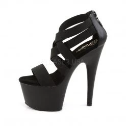 Pleaser Shoes ADORE-769 Black Matte Platform Sandal