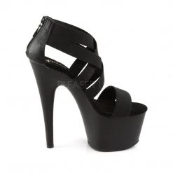 Pleaser Shoes ADORE-769 Black Matte Platform Sandal