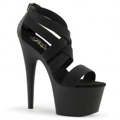 Pleaser Shoes ADORE-769 Black Matte Platform Sandal
