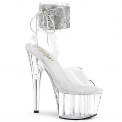 Pleaser Shoes ADORE-791-2RS Clear Platform Sandal