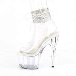 Pleaser Shoes ADORE-791-2RS Clear Platform Sandal