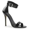 Pleaser Coming Soon (Pre-Order) AMUSE-10 Black Patent Sandal