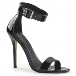 Pleaser Coming Soon (Pre-Order) AMUSE-10 Black Patent Sandal