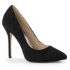 Pleaser AMUSE-20 Black Suede Pump 1 Pleaser AMUSE-20 Black Suede Pump