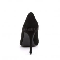 Pleaser AMUSE-20 Black Suede Pump