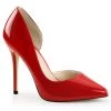 Pleaser AMUSE-22 Red Patent Pump Shoes 2 Pleaser AMUSE-22 Red Patent Pump Shoes