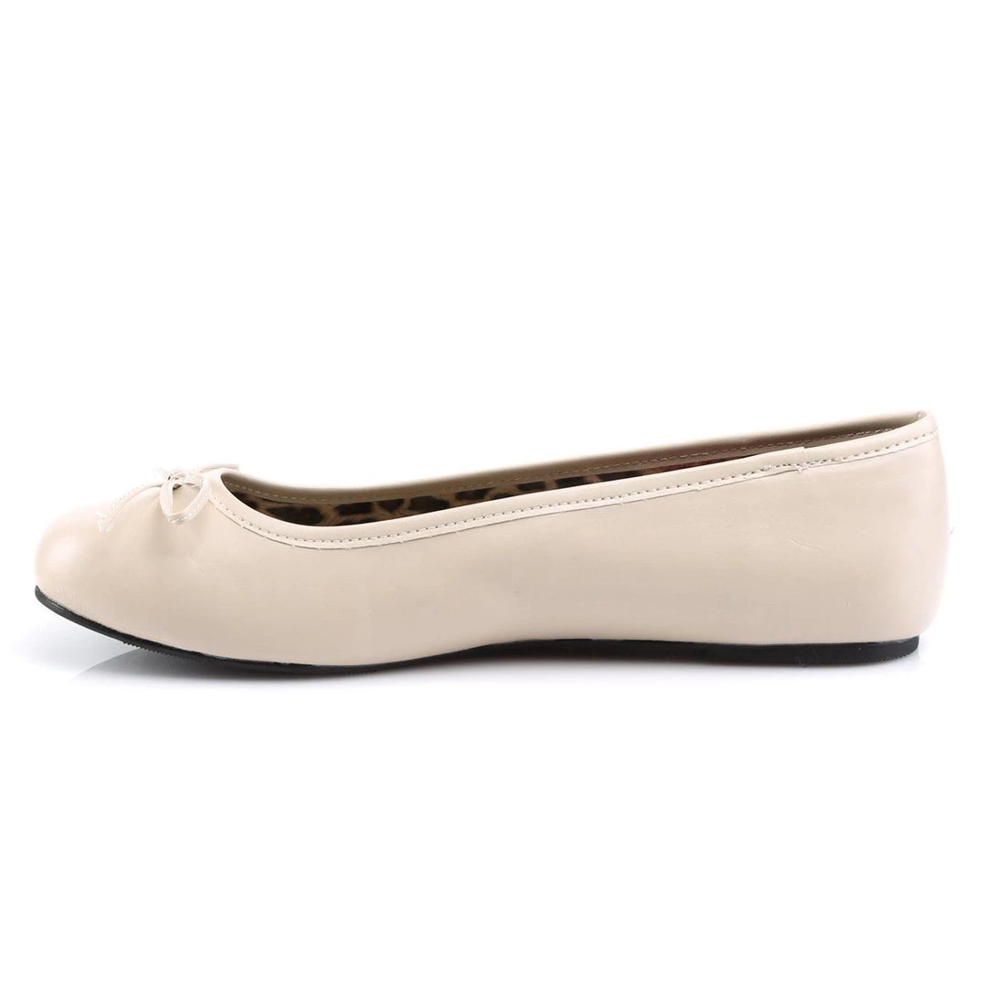 Pleaser Pink Label ANNA-01 Cream Faux Leather Shoes 5 Pleaser Pink Label ANNA-01 Cream Faux Leather Shoes