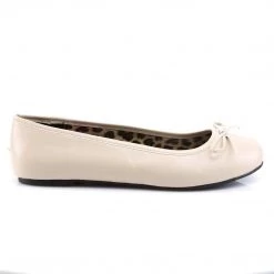 Pleaser Pink Label ANNA-01 Cream Faux Leather Shoes 14 Pleaser Pink Label ANNA-01 Cream Faux Leather Shoes