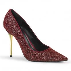 Pleaser APPEAL-20G Burgundy Glitter Pu Pump