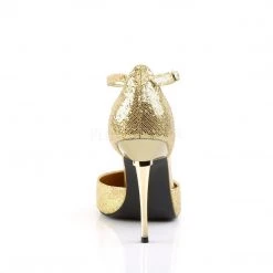 Pleaser APPEAL-21 Gold Woven Glitter Pump 11 Pleaser APPEAL-21 Gold Woven Glitter Pump