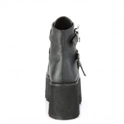 Demonia ASHES-55 Black Vegan Leather