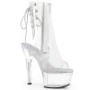 Pleaser ASPIRE-1018C Clear Ankle Boot