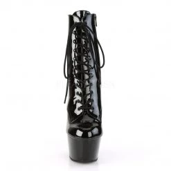 Pleaser Boots ASPIRE-1020 Black Patent Ankle Boot
