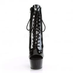 Pleaser Boots ASPIRE-1021 Black Patent Ankle Boot