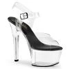 Pleaser ASPIRE-608 Clear-Black/Clear Platform Sandal New Arrivals 1 Pleaser ASPIRE-608 Clear-Black/Clear Platform Sandal New Arrivals